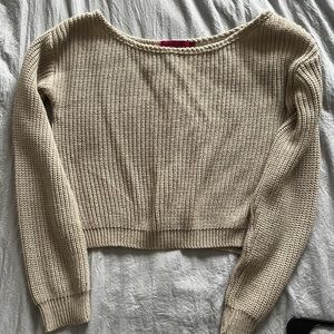 Boohoo cropped sweater
